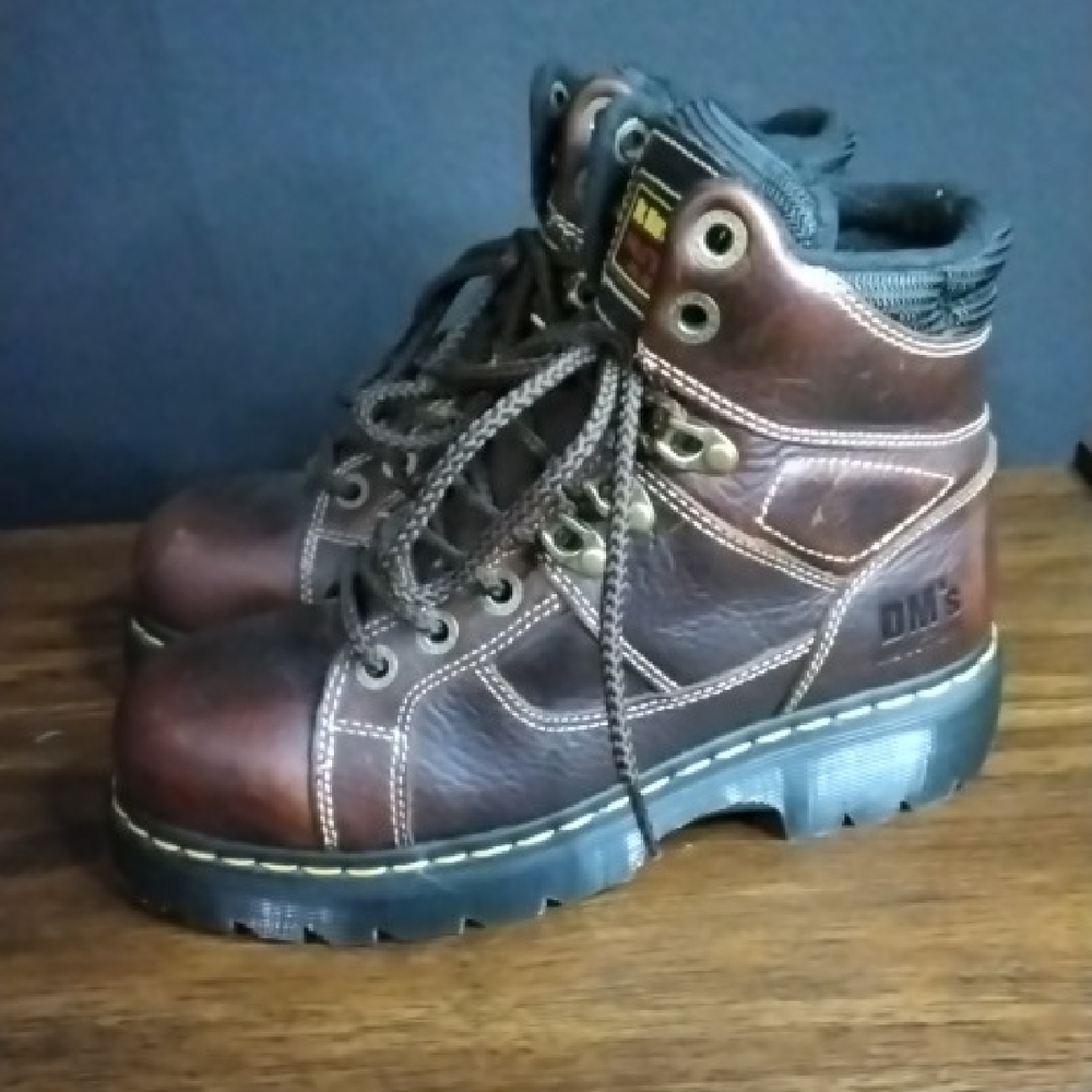 Dr. Martens Dark Brown Industrial Boots - Picture 4 of 9